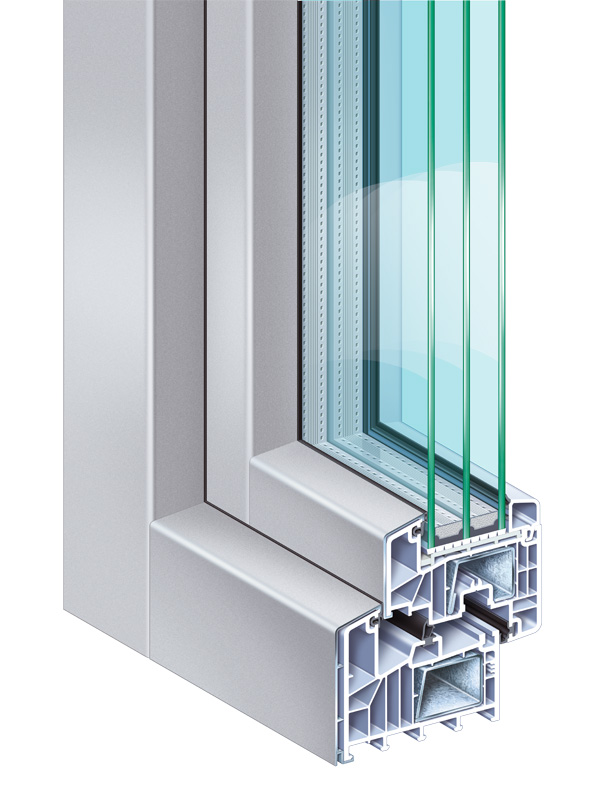 Kunststoff-Aluminium-Fenster KOCHS eCO 88 AluPro von GlasConzept Düsseldorf