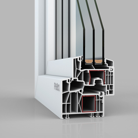 Kunststoff-Fenster FeBa NovoLife 88 MD von GlasConzept Düsseldorf